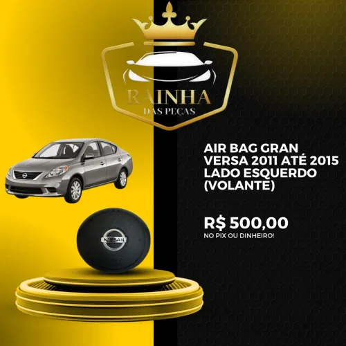 Air Bag Gran Versa 2011 até 2015 Lado Esquerdo (volante)