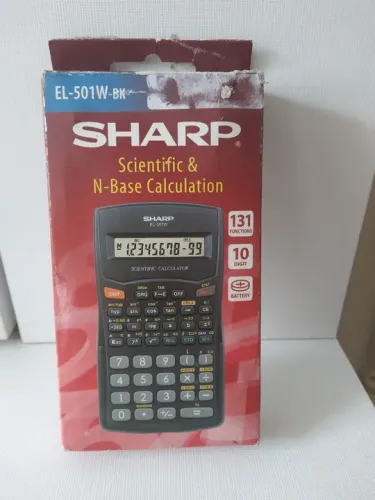 Calculadora Científica Sharp EL-501W-BK