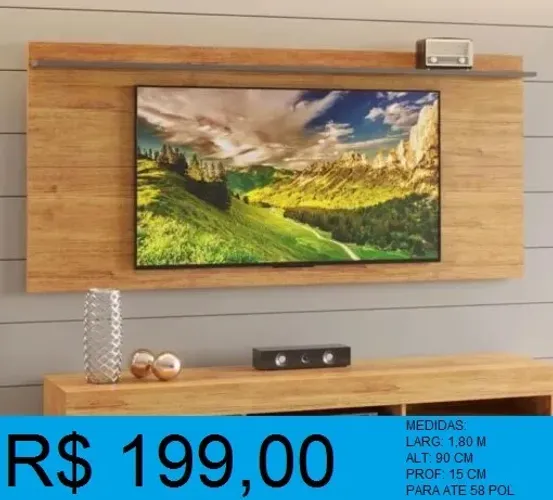 Painel com 1,80 com prateleira - Entrega e montagem inclusa