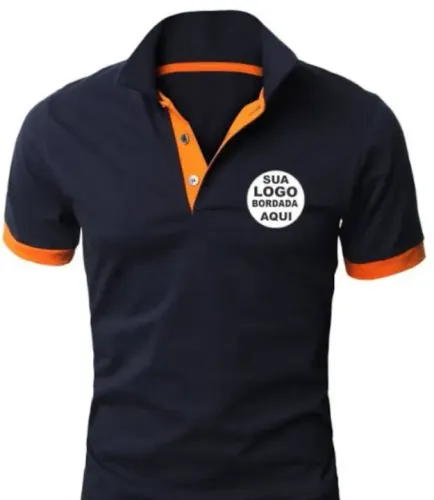 Fardamento Gola Polo com logo de sua empresa