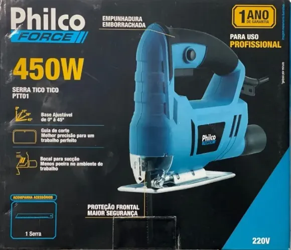 Serra Tico Tico Philco Force Ptt01 450W 220v Profissional