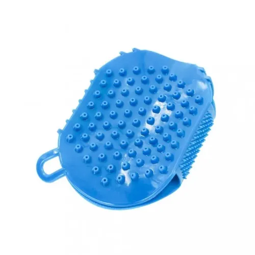 Luva Massageadora Com 7 Esferas De Aço Giratorias. Ns-0921