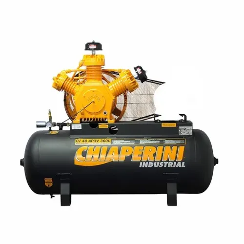Compressor 10HP pistão vazão de 40pcm marca chiaperini motor IP21