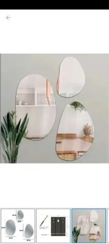 Kit com 3 esplelhos decorativo
