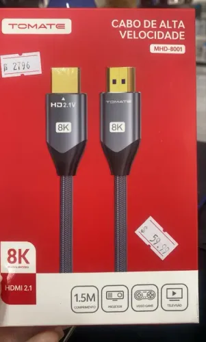 Cabo HDMI 8k 1,5 Metros  MHD-8001 Loja Coimbra Computadores Entregamos