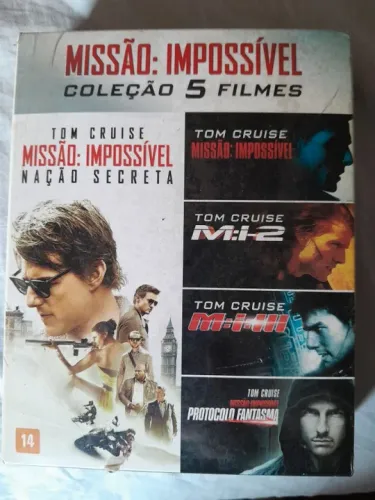 Coleção Missão Impossível 5 Filmes Nacional
