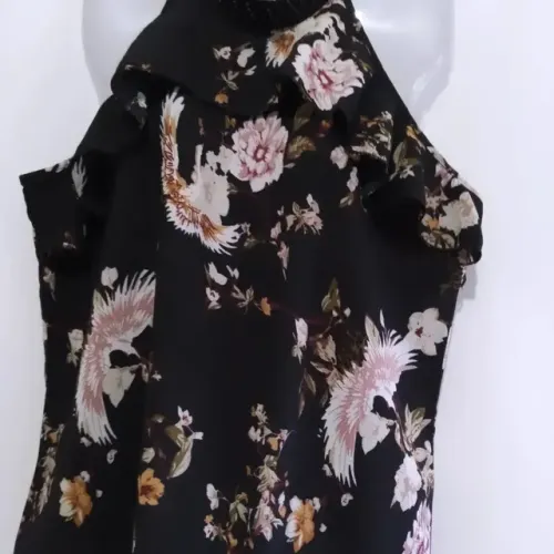 Blusa feminina crepe Tam P/M/G