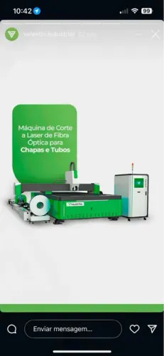 Máquina de Corte a Laser chapa e tubo