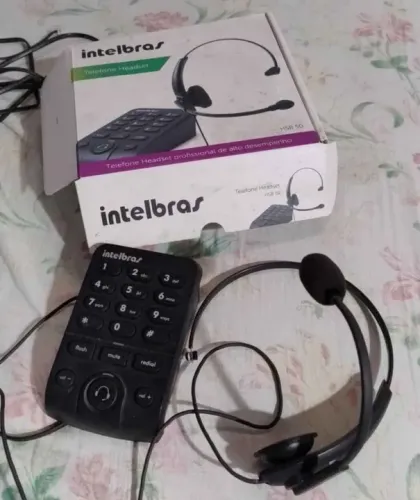 Telefone headset Intelbras HSB 50