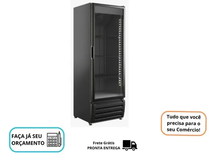 Cervejeira Porta de vidro com iluminação Braslar