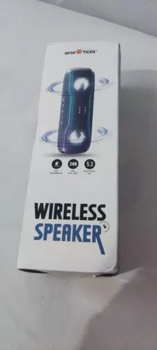 Caixa de som portátil wise tiger F10 Beat boom 25w ipx7 Bluetooth Nova graves excepcionais