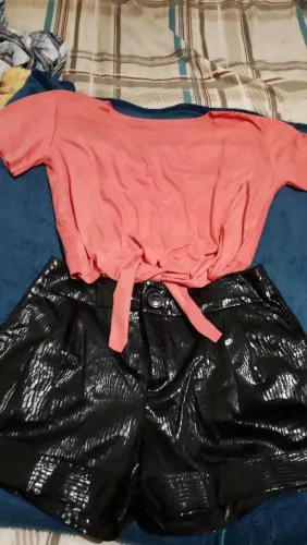 Conjunto Shorts e Blusa Amarração