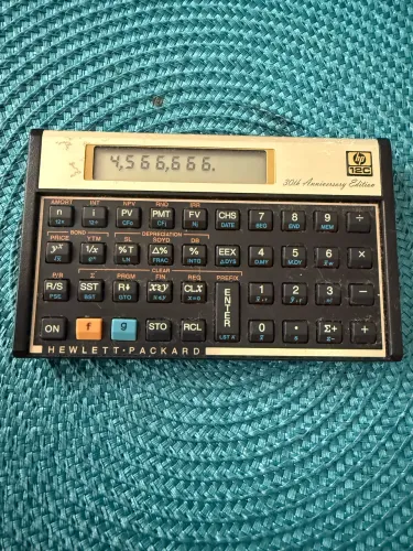 HP 12C com baterias novas 