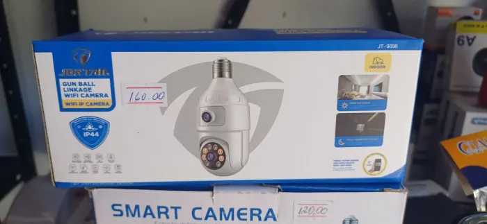 Câmera de Segurança Wifi IP Lâmpada 360° Visão Noturna