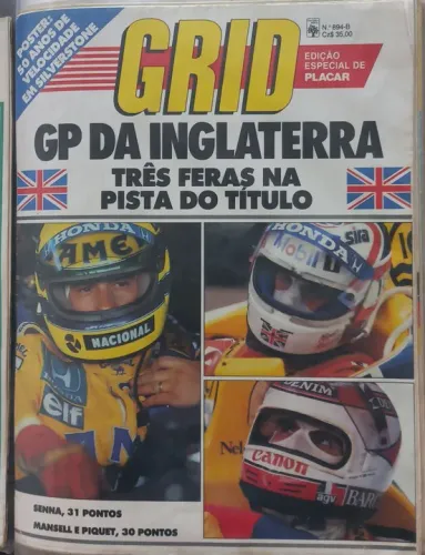 GRID - GP da Inglaterra - Edição Especial Placar