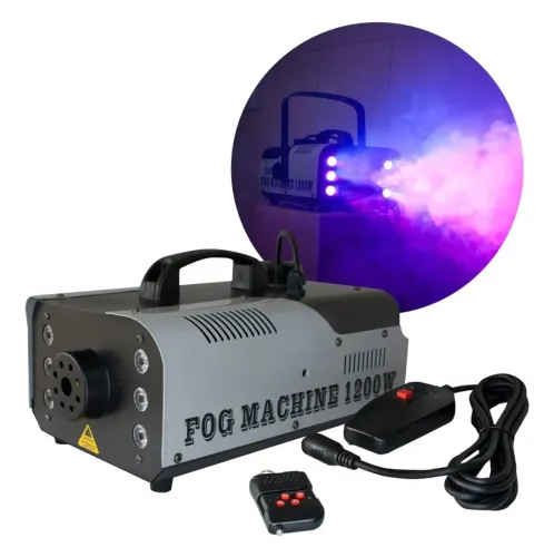 Máquina de Fumaça 1200W Led e controle