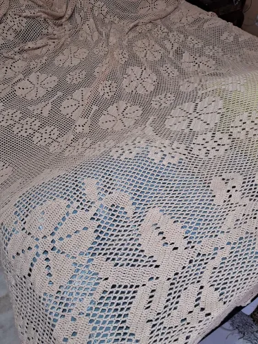 Toalha de mesa ou colchão de creche feita a mão