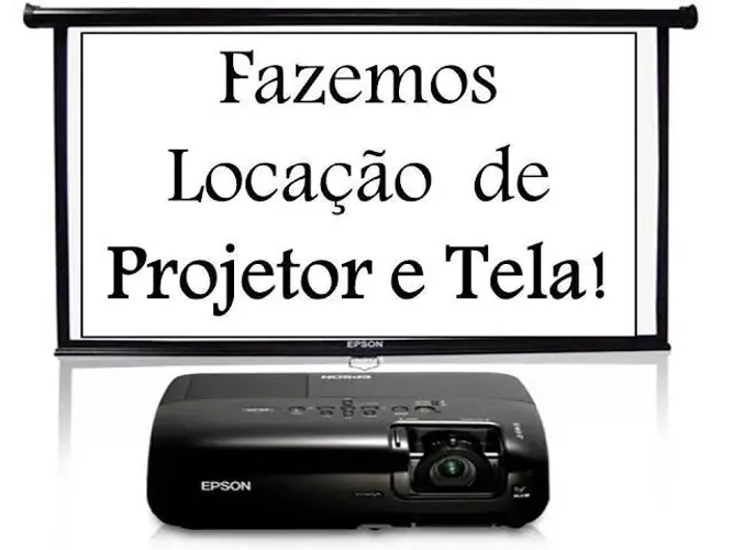 Locação de Projetor e Tela