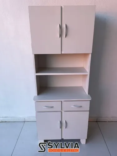 Armário de Cozinha com Prateleiras e Gavetas