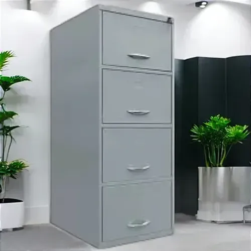 Arquivo De Aço Com 4 Gavetas Reforçado Chapa 26 Júnior