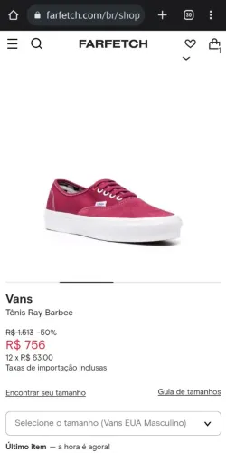 Tênis Vans Vault Ray Barbee