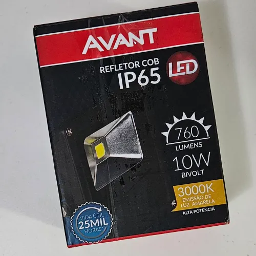 Refletor Cob Alta Potência Avant 10W 760 Lumens