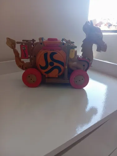 BRINQUEDO Imaginext Ninja Samurai Dragon Wagon da Fisher-Price.