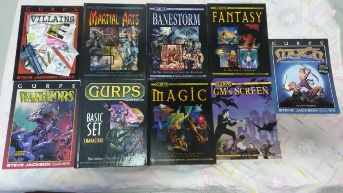 Livros Gurps RPG em inglês Capa Dura - Preço Individual