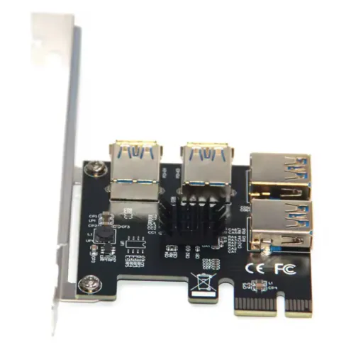 Adaptador USB 3.0 PCI-E 4 portas