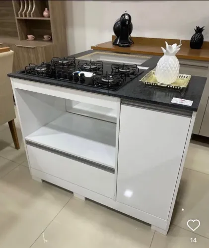 Armário de Cozinha Para Cooktop Novo Bancada 