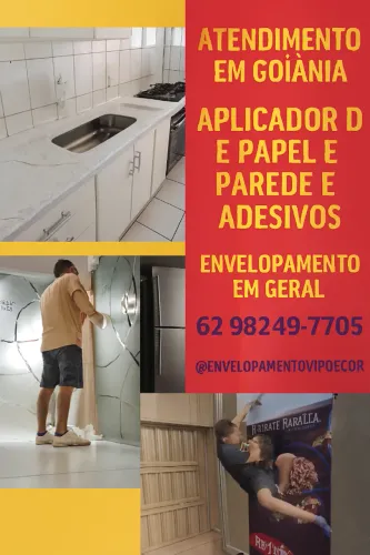 Instalação e vendas de papel de parede