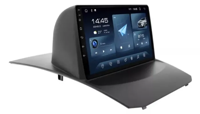 Central Multimídia Android 9 Pol. craplay/a. Auto sem fio New Fiesta Hach 2014 a 2018