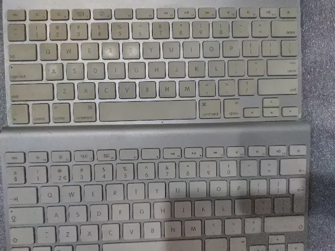 um mouse 2 teclados apple,leia