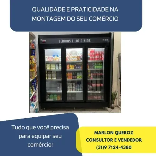 Refrigerador 3 Portas Polar 0 a 5 Graus Novo