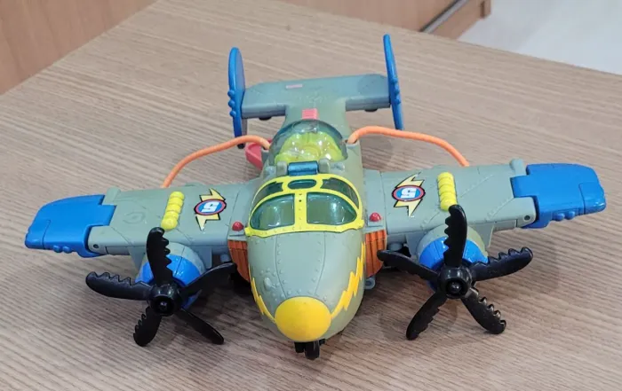 Avião Usado Imaginext Sky Tornado Prop Fisher Original -