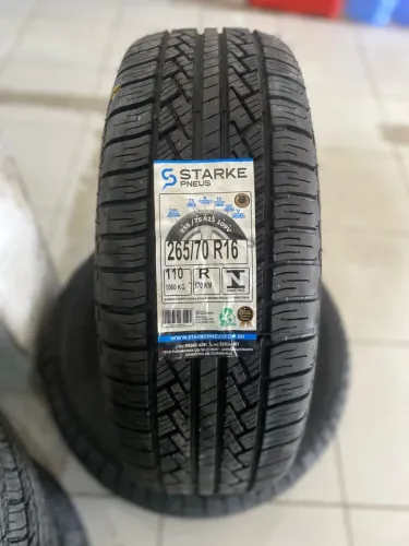Pneu 265/70 R16 Starke 110R Pneu remold em promoção 265/70-16 preço bacana pra você