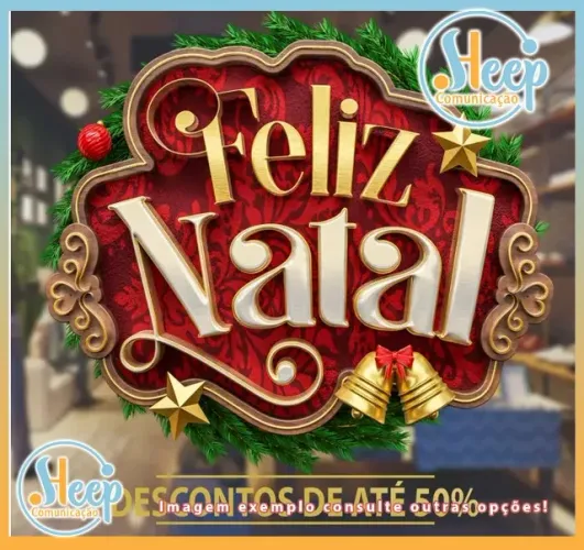 Adesivamento de Lojas (Natal e ano novo)