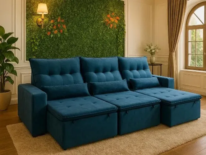 Sofá retrátil e reclinável Modular! MEGA PROMOCÃO!!! De RS 2.489 por R$ 1.829