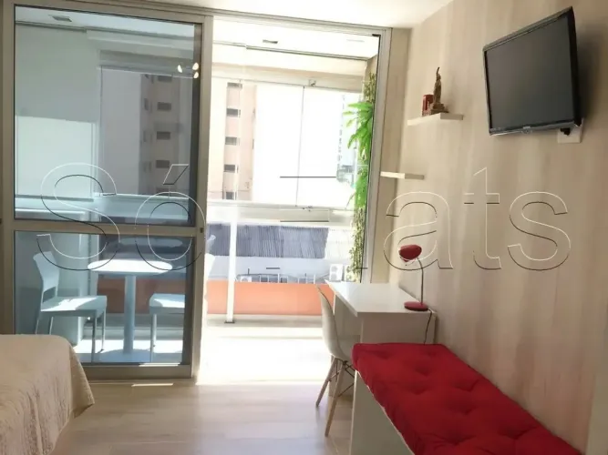 Studio Universo Augusta, studio com 22m² e 1 dorm para locação na Rua Augusta, totalmente 