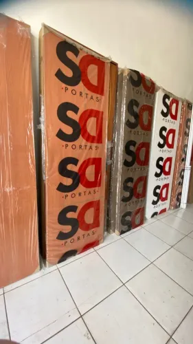 portas de madeira laminadas de MDF
