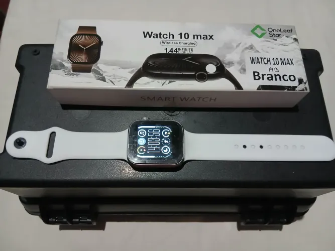 RELÓGIO PRO SMARTWATCH MAX 10 COMPLETO De 120,00 por 80,00 (retirada no local)