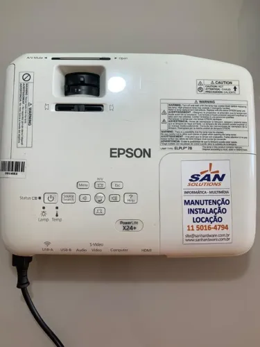 Projetor S31+ com Tela Tripé 100 polegadas 