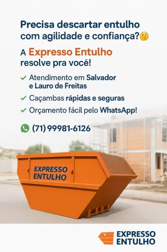 Coleta de Entulho em Salvador e Lauro de Freitas