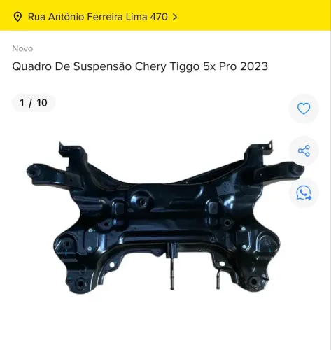 QUADRO SUSPENSÃO DIANTEIRA CHERY TIGGO 5x 2023 