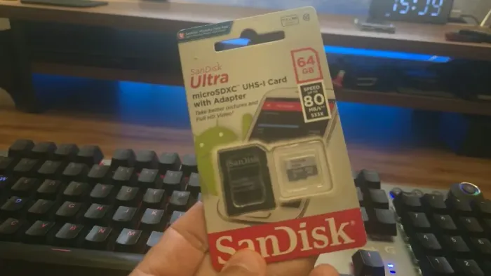 Cartão de Memória Sandisk Ultra 64GB Micro SD Com Adaptador - Original - Lacrado