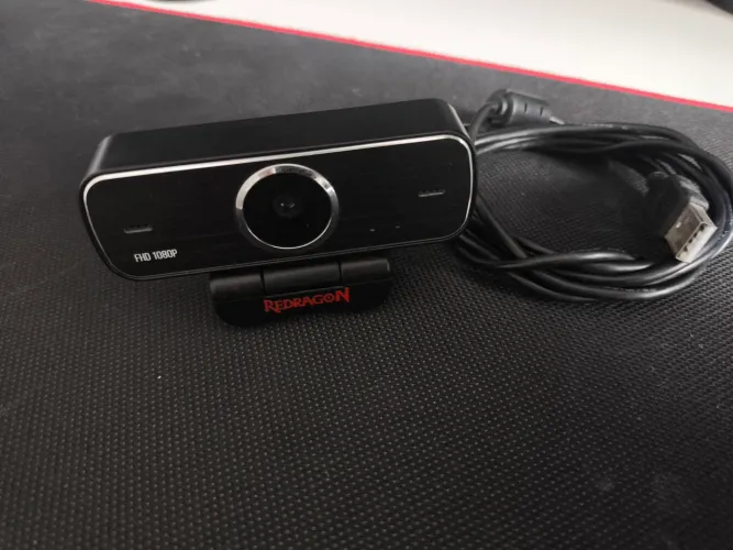 Câmera Webcam Redragon FHD 1080p