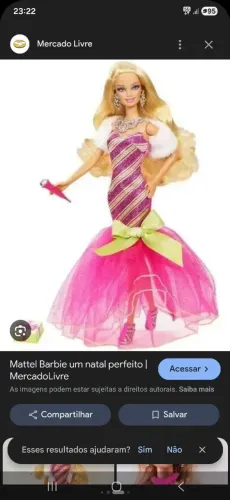 Vestido Barbie Natal perfeito