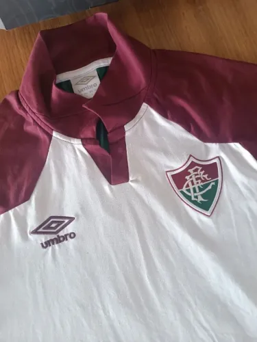 Camisa Original Fluminense 2024 Polo Comissão Técnica Viagem Umbro Tamanho M Branca