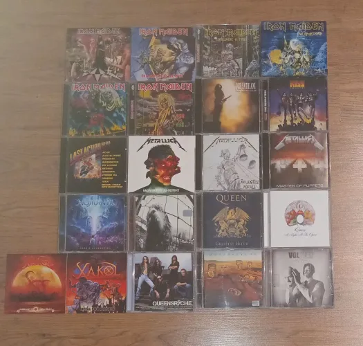 CDs bandas heavy metal/rock diversos 