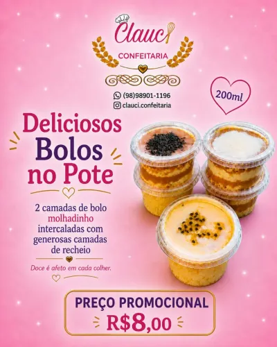 Bolo no Pote